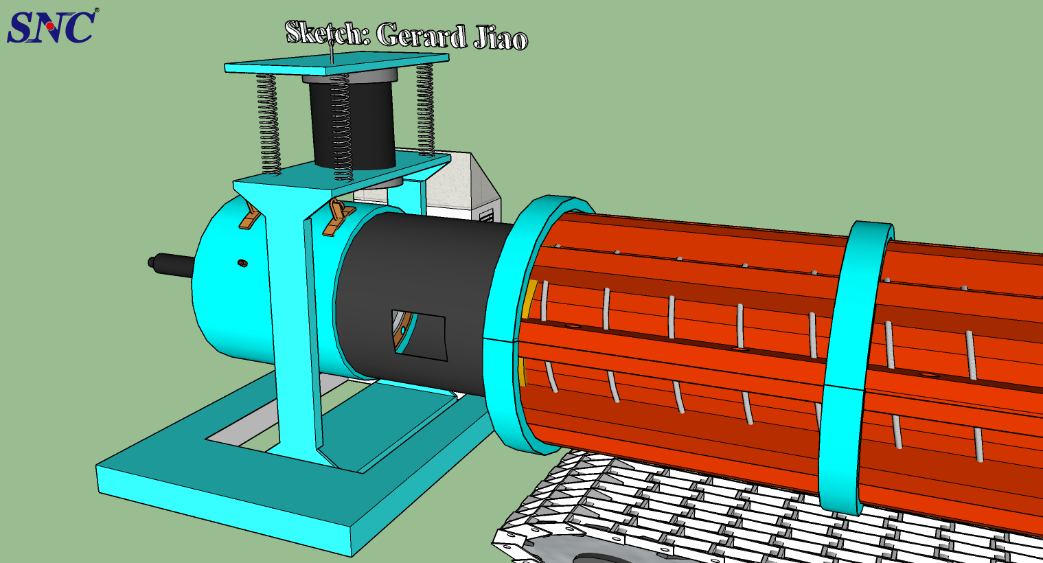 Metode pengoperasian mesin penegang