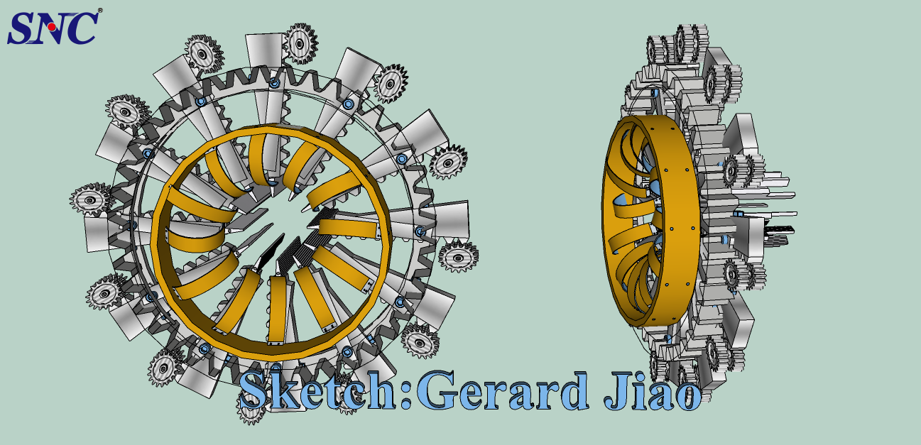 Mesin las sangkar tiang kerucut