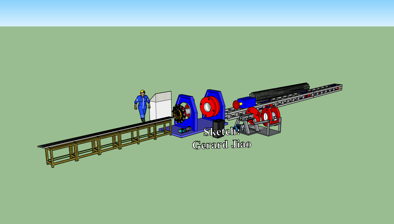 Mesin las Taper Cage